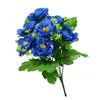 Realistic Silk Petals Artificial Flowers Plastic-wrapped Wire Stems