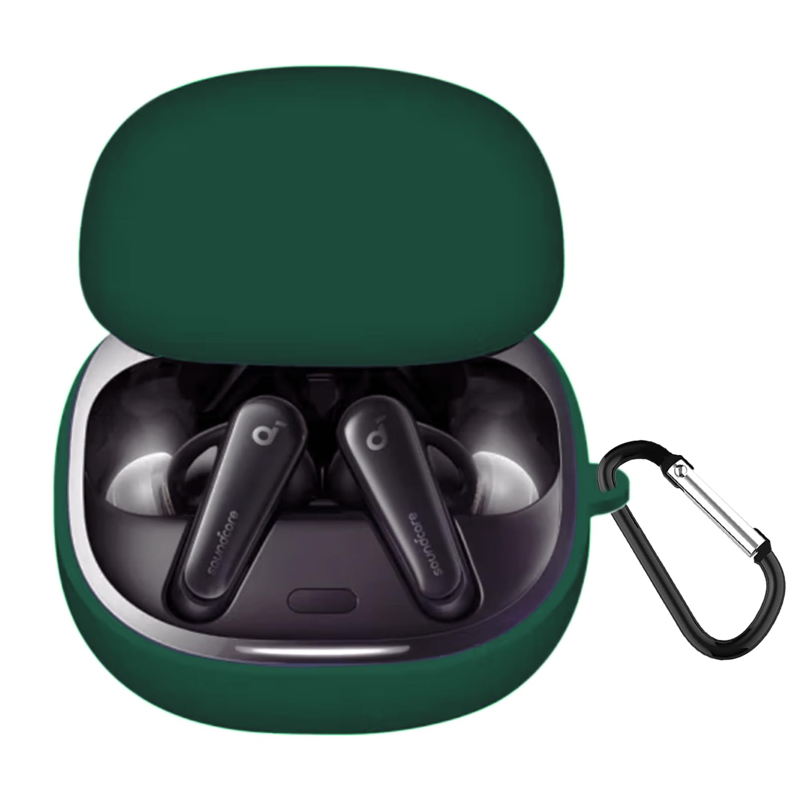 

Чехол YAODLE для Anker Soundcore Liberty 4, защитный чехол для Soundcore Liberty 4, защитный чехол, силиконовый чехол, монтируемый и перезаряжаемый, полный