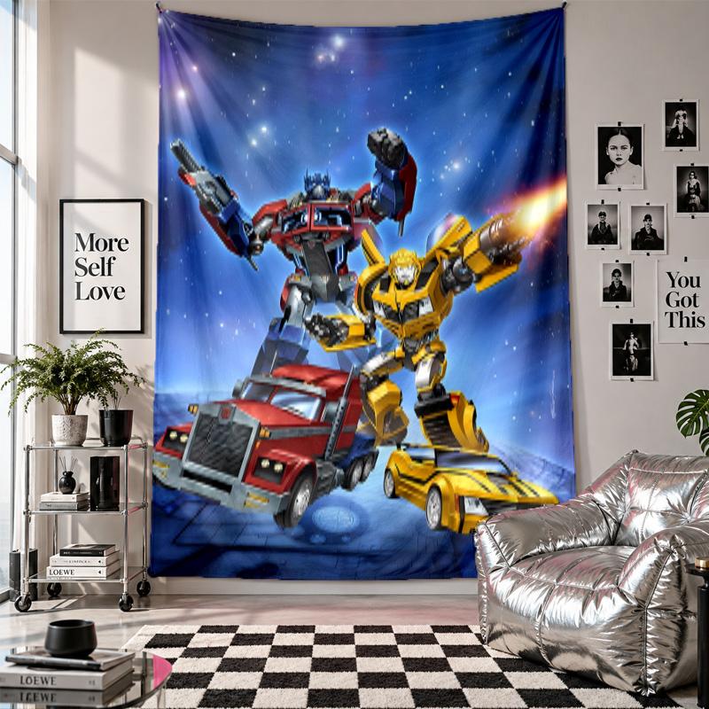 Wall TapestryTransformers Art Hanging Cloth Decorative Background Cover for Room Decoration