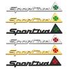 IXNT2 Metal Car Side Window Sticker Accessories for Alfa Romeo Alfa Romeo 159 156 147 4C Giulia Stelvio Giulietta Mito SPORTIVA Logo