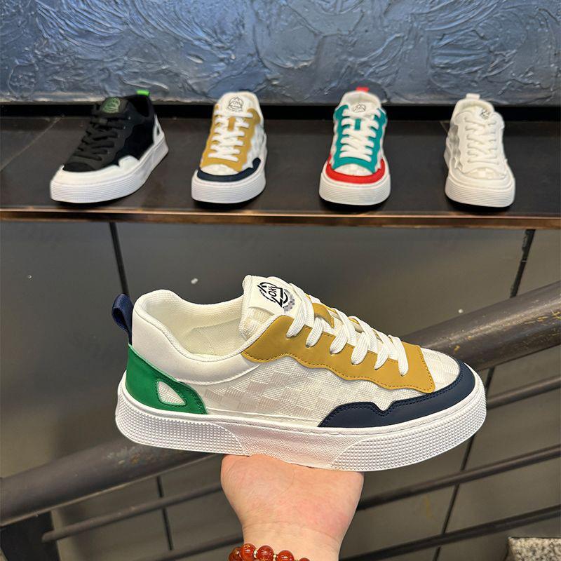 Fashion Men Sneakers Casual Shoes Men Flats Lightweight PU Leather Breathable Shoe Autumn Mens Sports Tenis Shoes Zapatillas Hombre