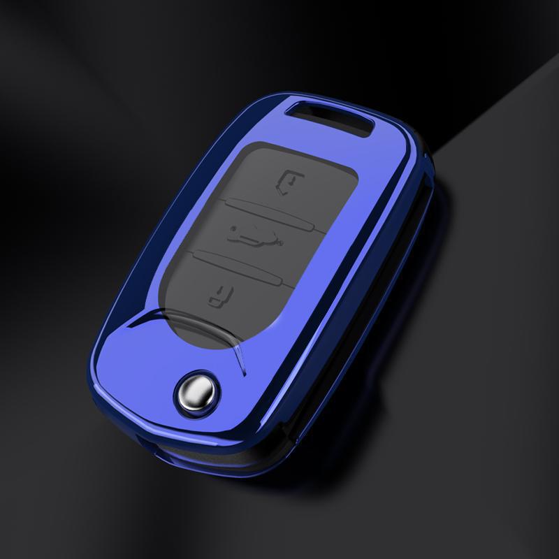 Baojun 560 Key Case 17, Remote Control Protective Shell 1.5 Wuling Folding Keychain.