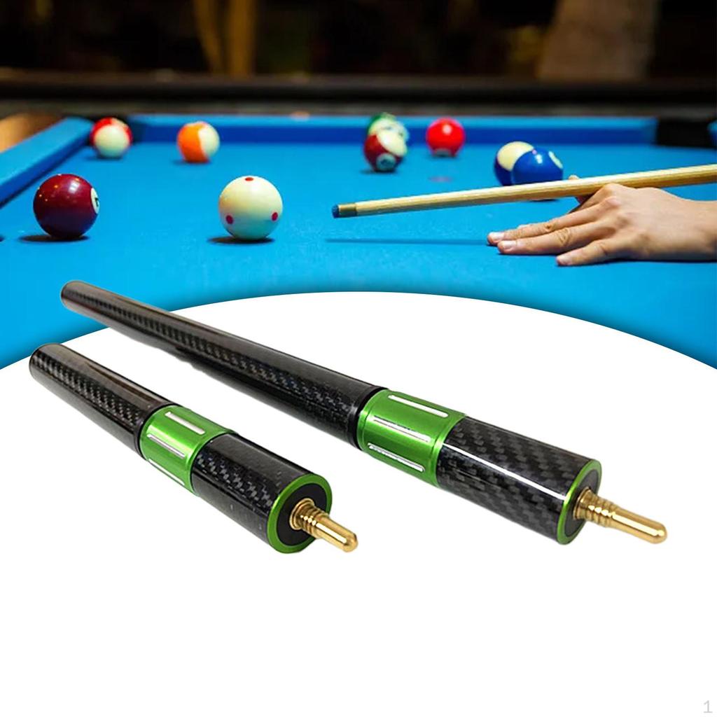 Pool Cue Extension Billiard Carbon Fiber Comfortable Connect Shaft Portable