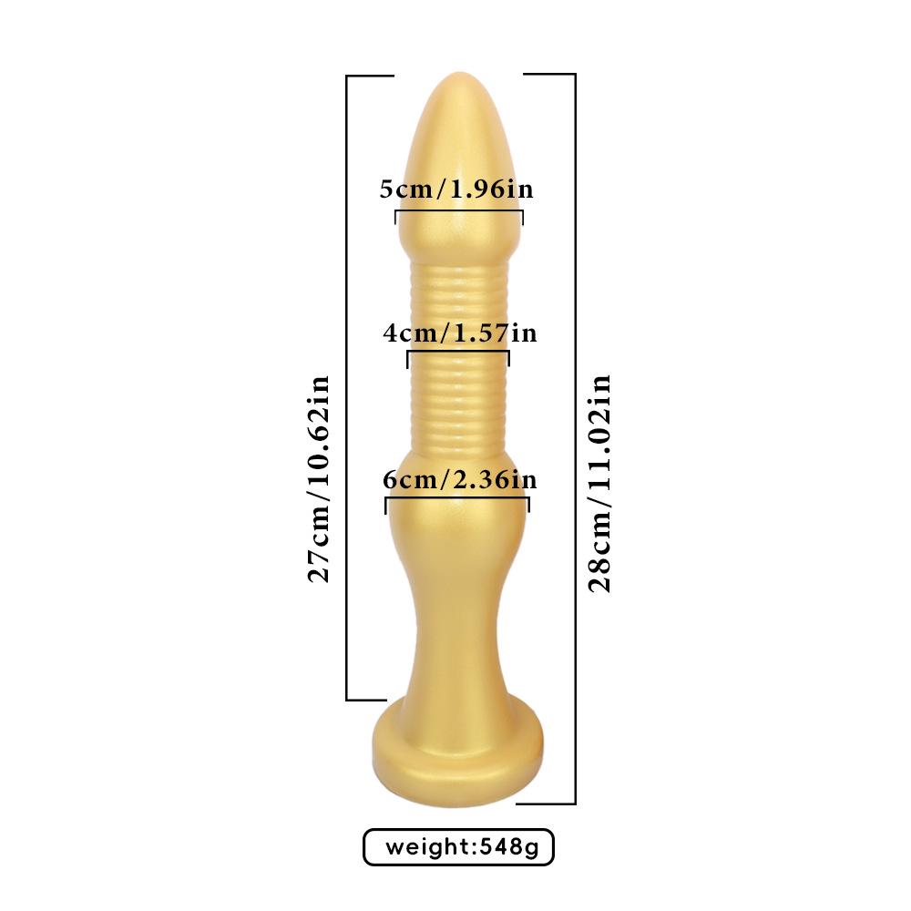 Silicone Extra-Large Soft Anal Plug for Outdoor Wear & Training