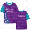 Lebrun Fefe Ice Silk Short Sleeve T-Shirt Quick Dry Competition Uniform Half Sleeve Fanwear Loose Fit Sporty FamilyMatching