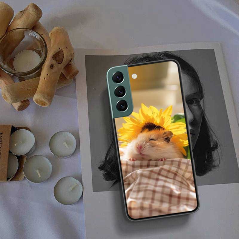 Hamsters With Hats Have Ears Phone Case For Samsung A17 A14 A24 A34 A54 A03S A04S A13 A23 A33 A53 A70 A50S A30 A40 A51 A41 A20E