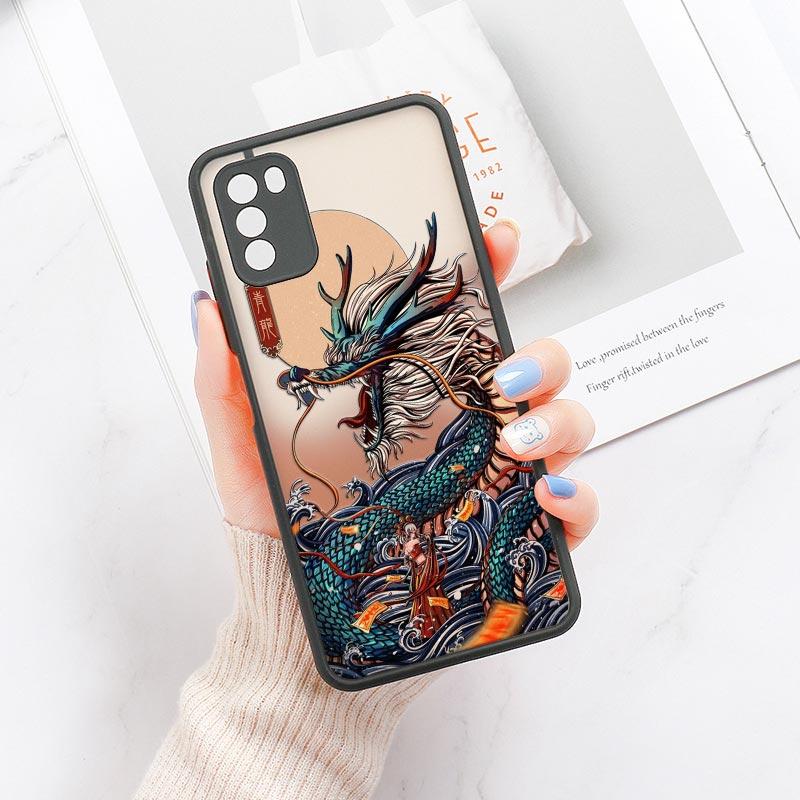 Cool Tiger Dragon Cloud Phone Case For Xiaomi Mi 11 Lite 5G NE 12 12T Pro 11T 9 10 Cover POCO X3 NFC F3 M3 M4 X4 Pro Matte Funda