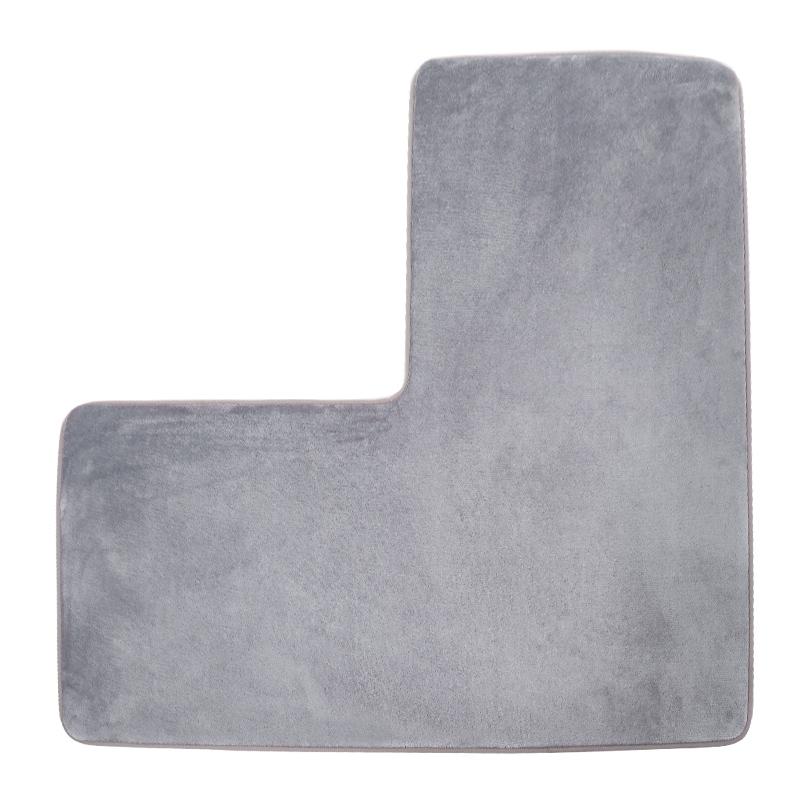 Bathroom Floor Mat L-shaped Kitchen Floor Carpet Non-slip Entry Doorway Floor Rug For Bathroom Bedroom Kitchen Living Room