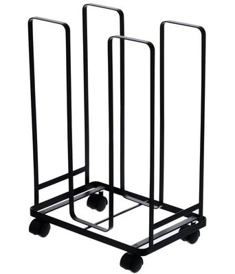 Yamazaki Kule Karton Saklama Kutusu, Siyah, Yaklaşık. G30 x D23 x Y43,5cm, Tekerlekli, Karton Depolama İçin, Kartonu Olduğu Gibi Bağlar, Model 3304