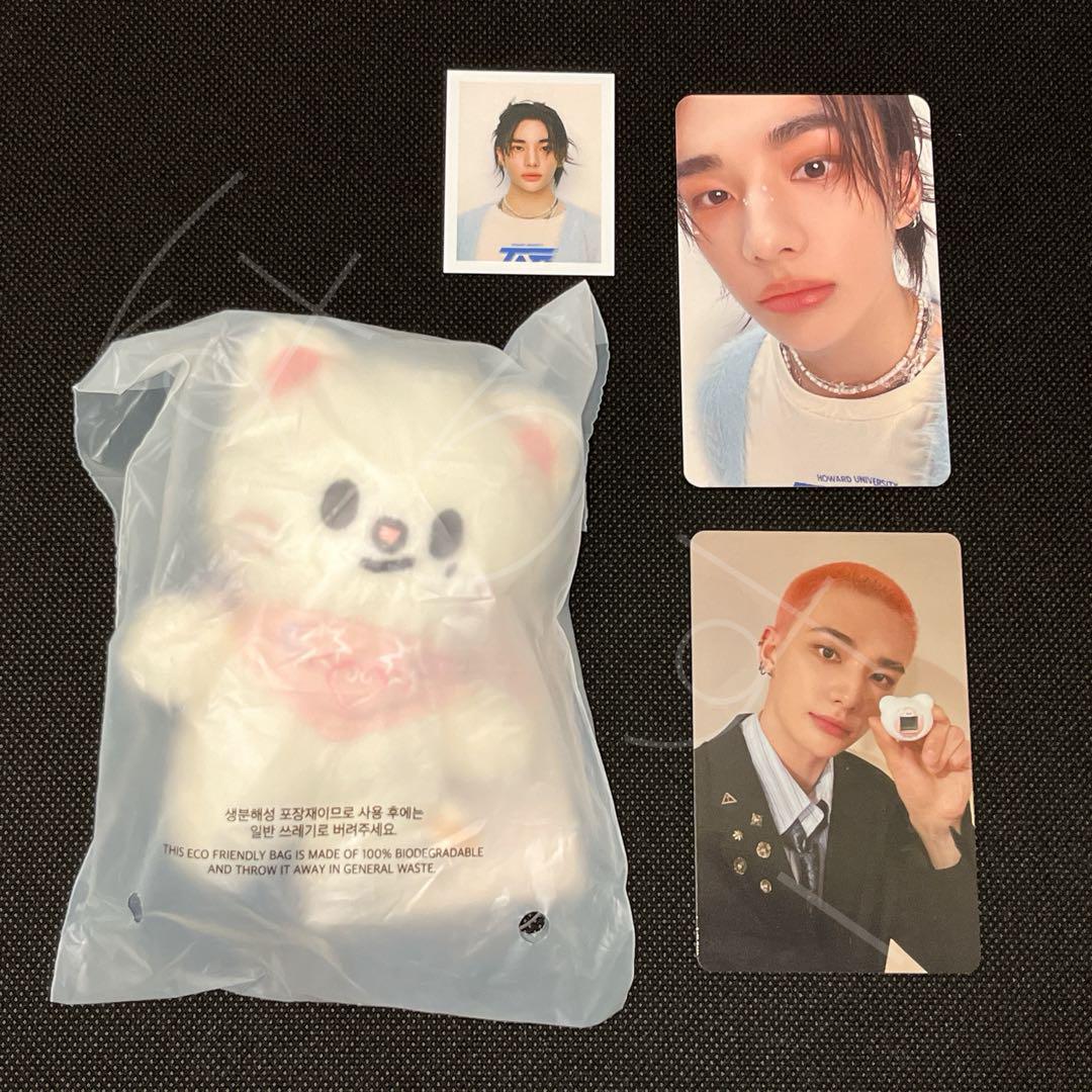 

[Б/У] StrayKids Jinilette 10 см Плюшевая игрушка Бонусная коллекционная карточка