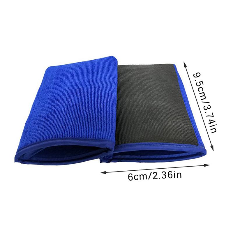 

2PC Car Wash Magic Mud Gloves Car Cleaning Beauty Care Sludge Removal Cloth Towel Body Care Maintenance Cleaning Tools чёрный