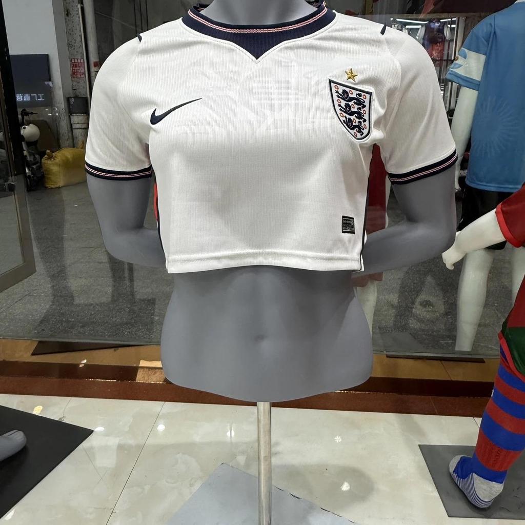 Maglia Mondiali 2026 Donna Versione Fan stesso stile Maglia Calcio, stile corto, crop top