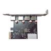 USB3.0 PCIE Expansion Card Adapter External PCIE Extender PCIE Card 4 Port USB3.0 Adapter for Desktop Equipment