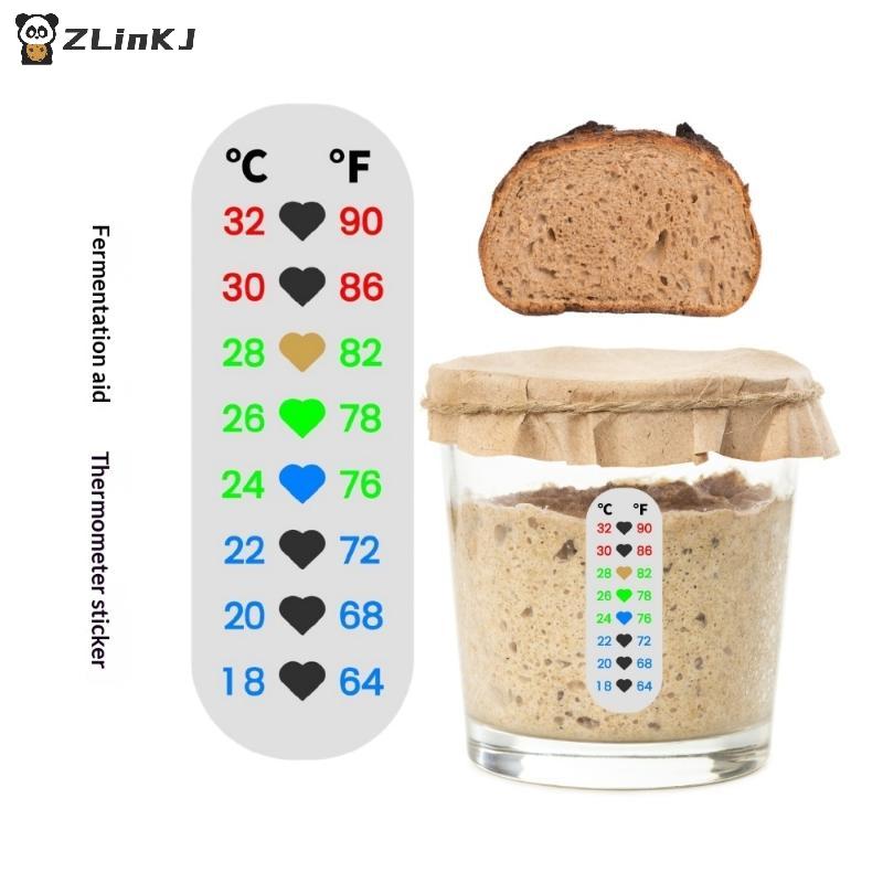 Teig-Fermentationsthermometer-Patch Digitaler Temperaturaufkleber zum Backen Home Kitchen Säurebrot Gärung