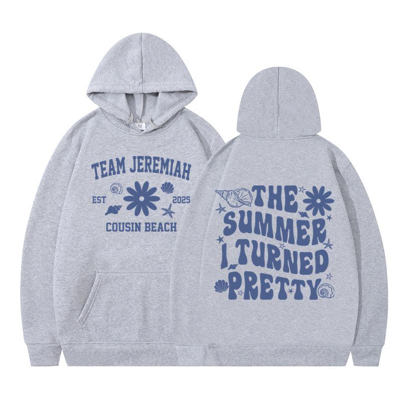 Die Sommer-l Turned Pretty Team Jeremiah Hoodies Herbst Winter Fleece Pullover Langarm Sweatshirt für Männer Frauen