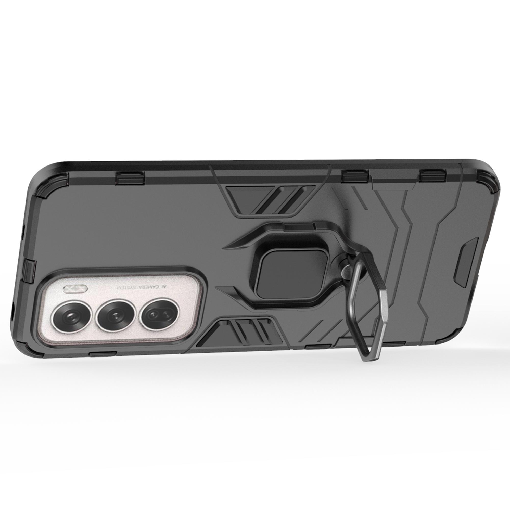 

For Oppo Reno12 5G (Global) Case PC+TPU Kickstand Phone Cover Red