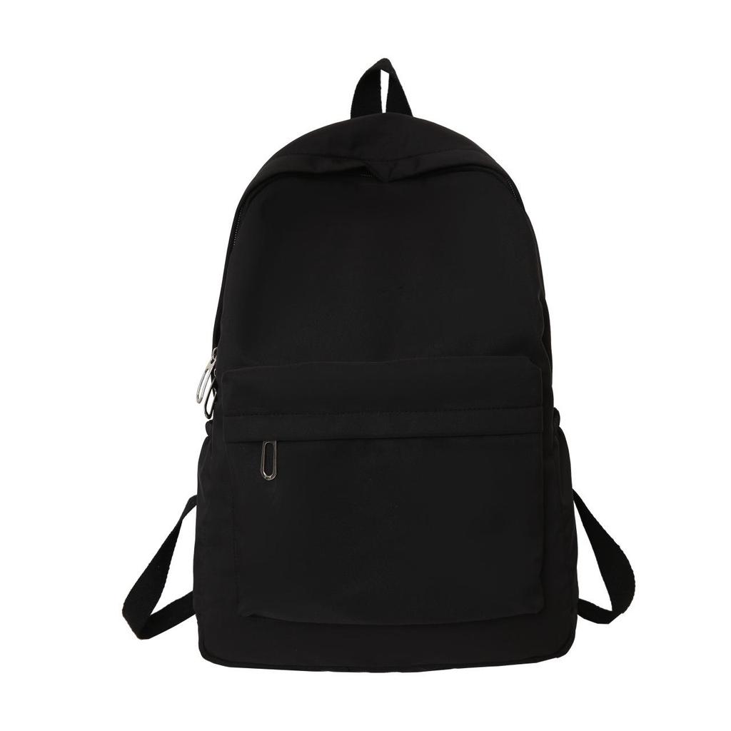 2023 Winter Women's Solid Color Casual Backpack - Large Capacity, Simple Design, Ideal for School and Travel