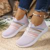 Women's Mesh Breathable Air Cushion Running Shoes - Athletic Casual and Fitness Workout Low Top Sneakers Lightweight Sneakers