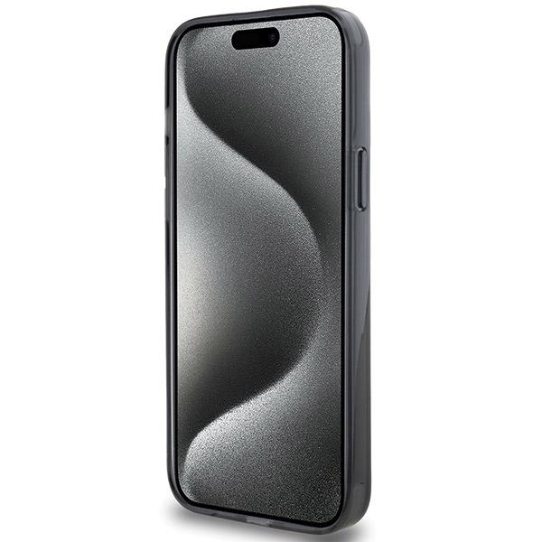Karl Lagerfeld Klhmp15Shmrskhk Iphone 15 / 14 / 13 6.1 Czarny/Black Hardcase Ring Stand Karl Head Magsafe