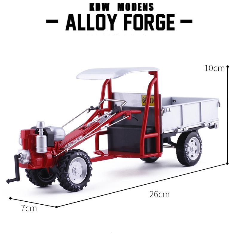 1/16 Scale Tracked Metal Tractor Children's Racing Toy Model Reproduction Decoration Exquisite Gift Selection