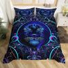 Zwillinge Königin König Bettbezug Sternbild Horoskop Bettdeckenbezug Astrologie Galaxie Bettwäscheset Stern Polyester Steppdeckenbezug