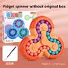 New Six-sided Rotation Finger Bean Intelligence Gyro Antistress Fingertip Cube Learning Educational Magic Disk For Kids Gift