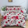 Japanese Doll Duvet Cover King Queen Lucky Cat Fan Bedding Set for Kids Girls Asian Japan Cultural Polyester Quilt Cover