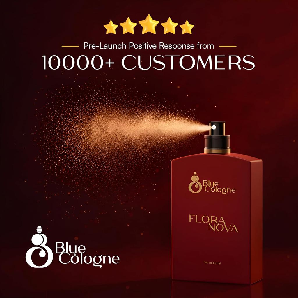 Floranova Edp Premium Perfume For Man & Woman, 100 ml | Long-Lasting Eau De Parfum | Mandarin, Pepper, Peony & Rose |