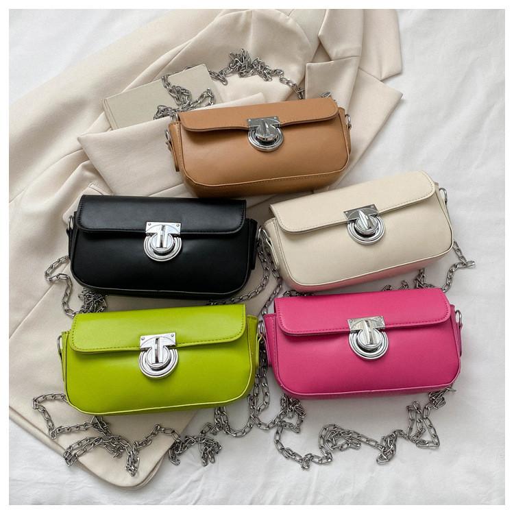 Trendy Street Style Fashionable Pu Leather Crossbody Bag 2023 Summer Small Square Bag