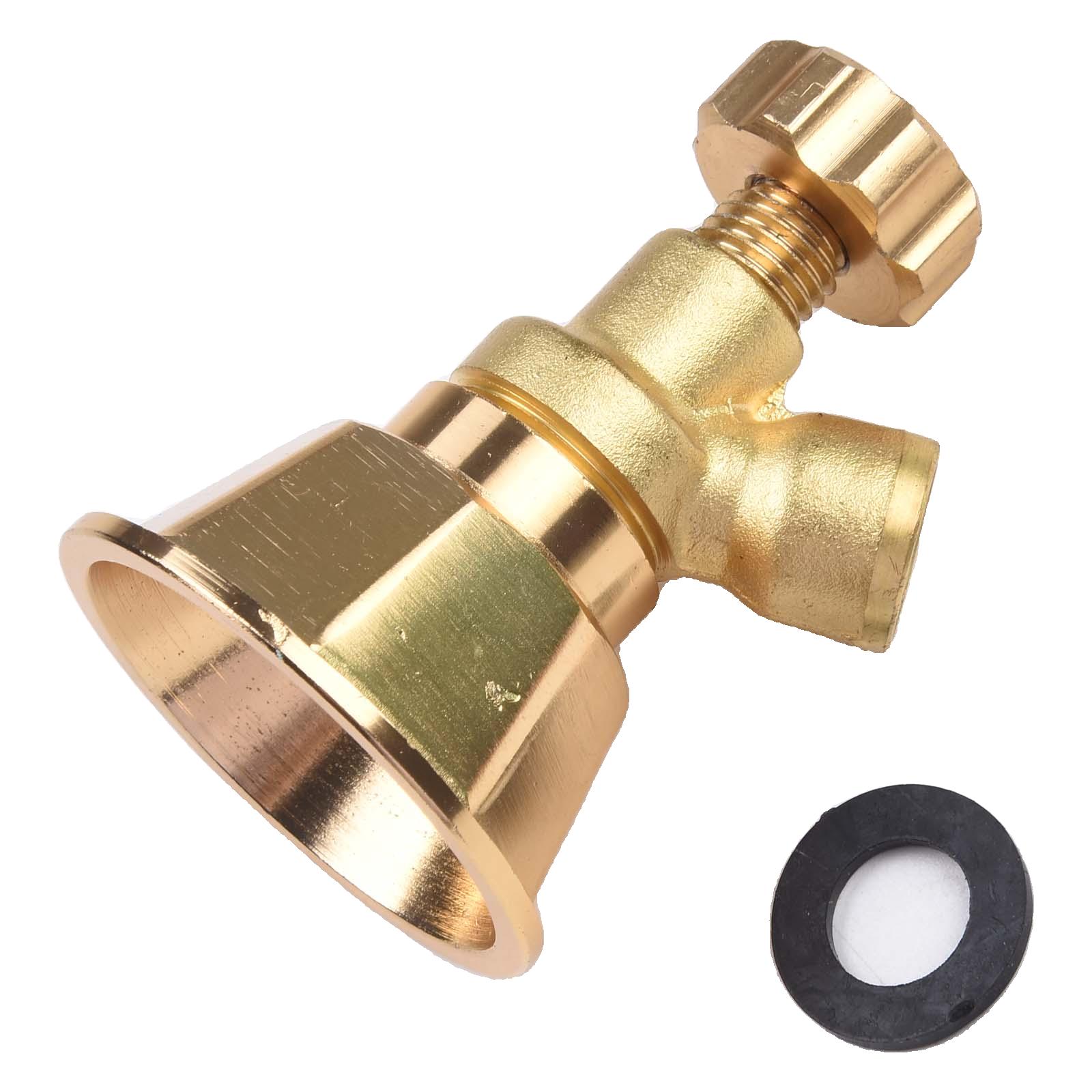 Golden Aluminum Nozzle Agricultural Sprayer Nozzle Agricultural Irrigation Sturdy Adjustable Nozzle Agricultural Sprinkler China Mainland