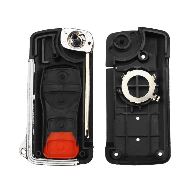 KEYYOU Modified Flip Key For NISSAN Pathfinder Titan Versa Maxima Frontier Xterra Murano INFINITI Fob 3/4BT Car Key Shell Case