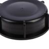 Svart Plastventil Lock 3" 100Mm Kapsel För Ibc Tankventil Läcksäkert Skydd
