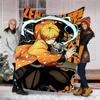 1pc Agatsuma Zenitsu (6) Theme Blanket - Digital Print, Polyester, Cozy for All Seasons, Perfect for Outdoor, and Travel
