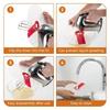 Mixer Splatter Guard Anti-Splash Silicone Lid for Eggs Reusable Cooking Supplies for Kitchen Cream Frothing Pans Baking Supplies