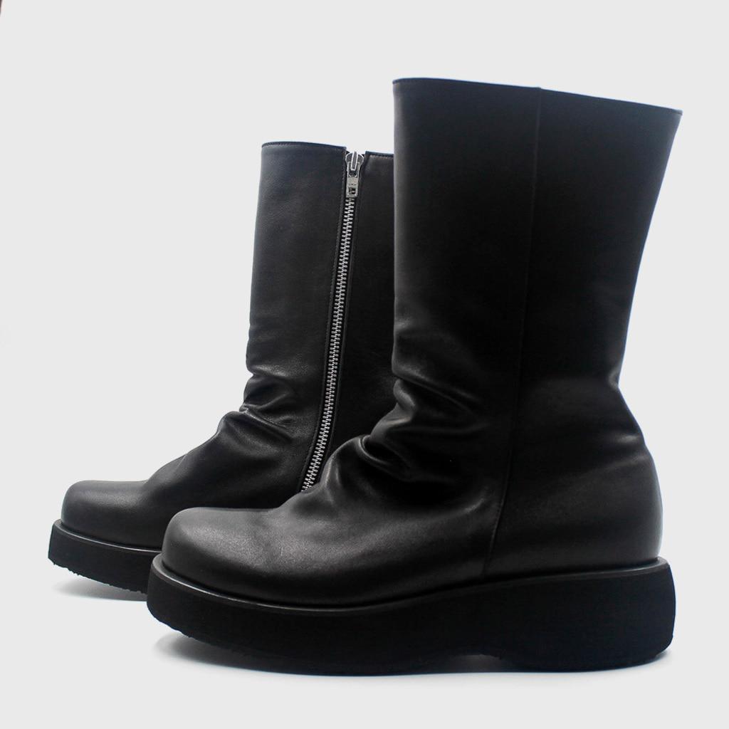 Coreofalchemy Zip Fortress Vibram Platform Chelsea Boots