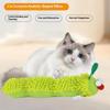 Caterpillar Plush Cat Chew Toys Catnip Molar Cat Teaser Interaction Toy Clean Mouth Resistant Cat Chew Stress Relieving Pet Toys
