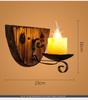Vintage Industrial Wood Wall Lamp for Bar, Cafe, or Bedroom