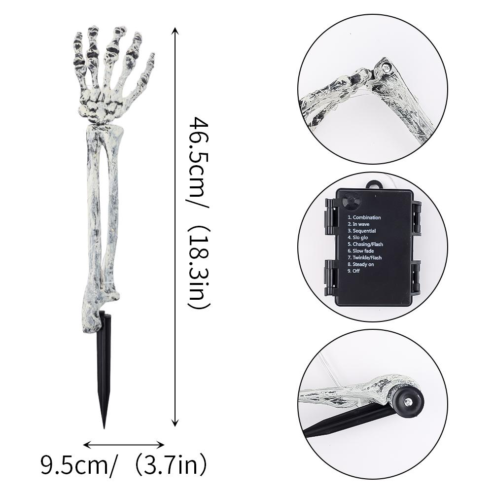 Halloween Skelett Hand Lampe