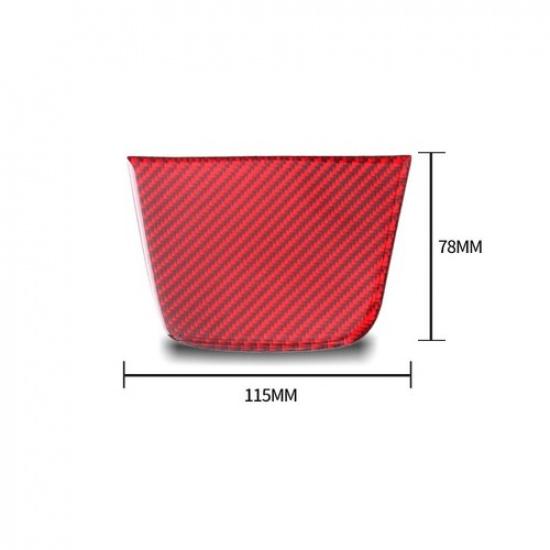 Bright Red Carbon Fiber Car Front Dashboard Center Sticker For Camaro 16 17 18