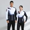 Unisex Badminton Sport Set Long Sleeve Quick Dry Jacket Pants Training Outfit Men Women
