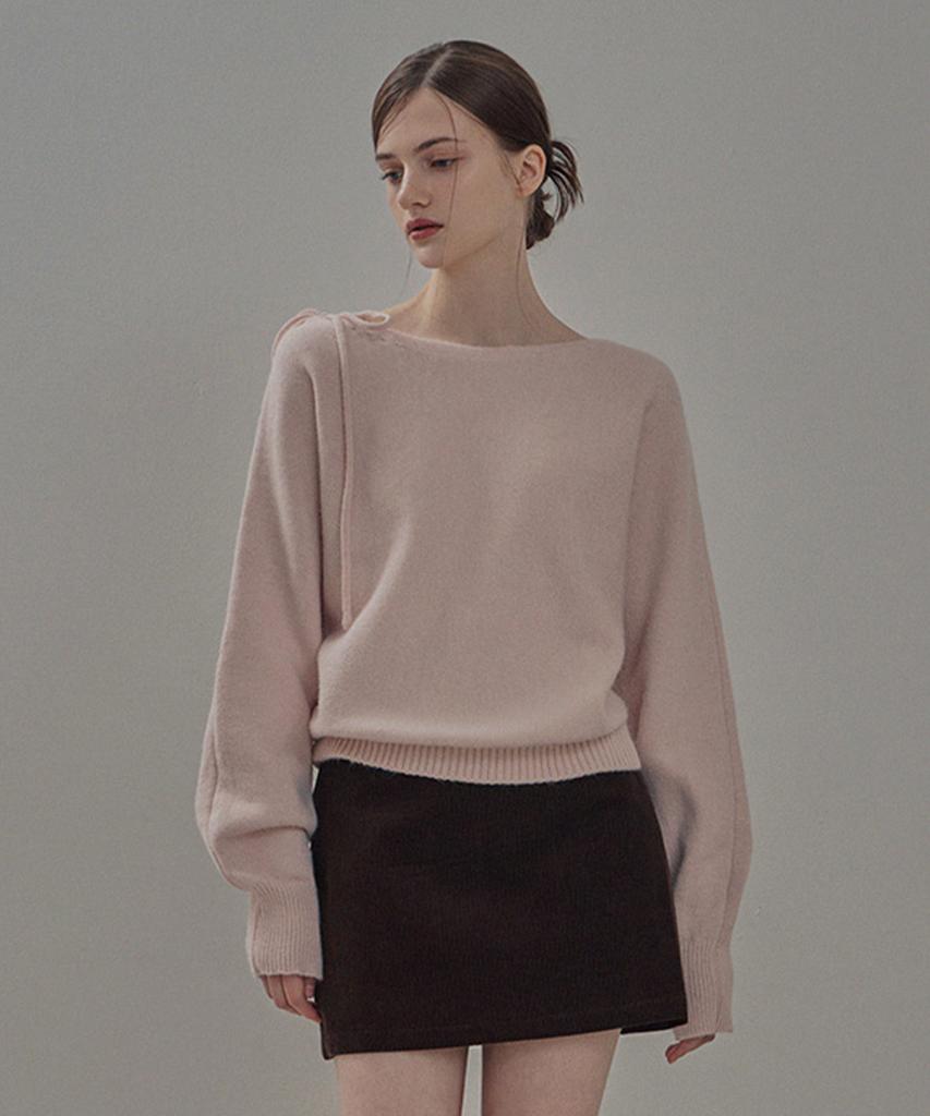 Teuwi High Tea Shoulder Ribbon Knit
