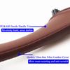 3PCS Left Right Door Handle Assembly Set Leather Door Pull Handle Replacement Trim For BMW 5 Series F10 F11 520 523 525 528