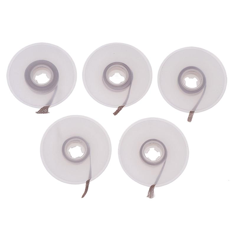 5 Pcs Desoldering Wire Braid Soldering Mesh Welding Parts Low Residue No-Clean Solder Tin Remover Tool