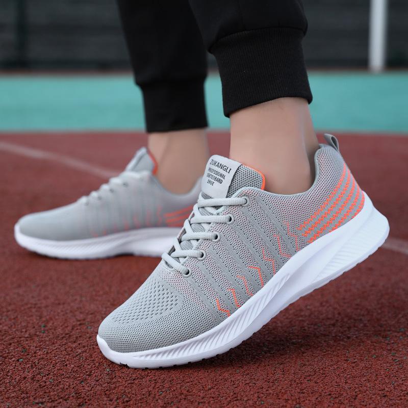 Foreign Trade Comfortable Ultra-light Sports Shoes Men's Casual Running Shoes Lightweight Mesh Breathable Casual Shoes Xiyin
