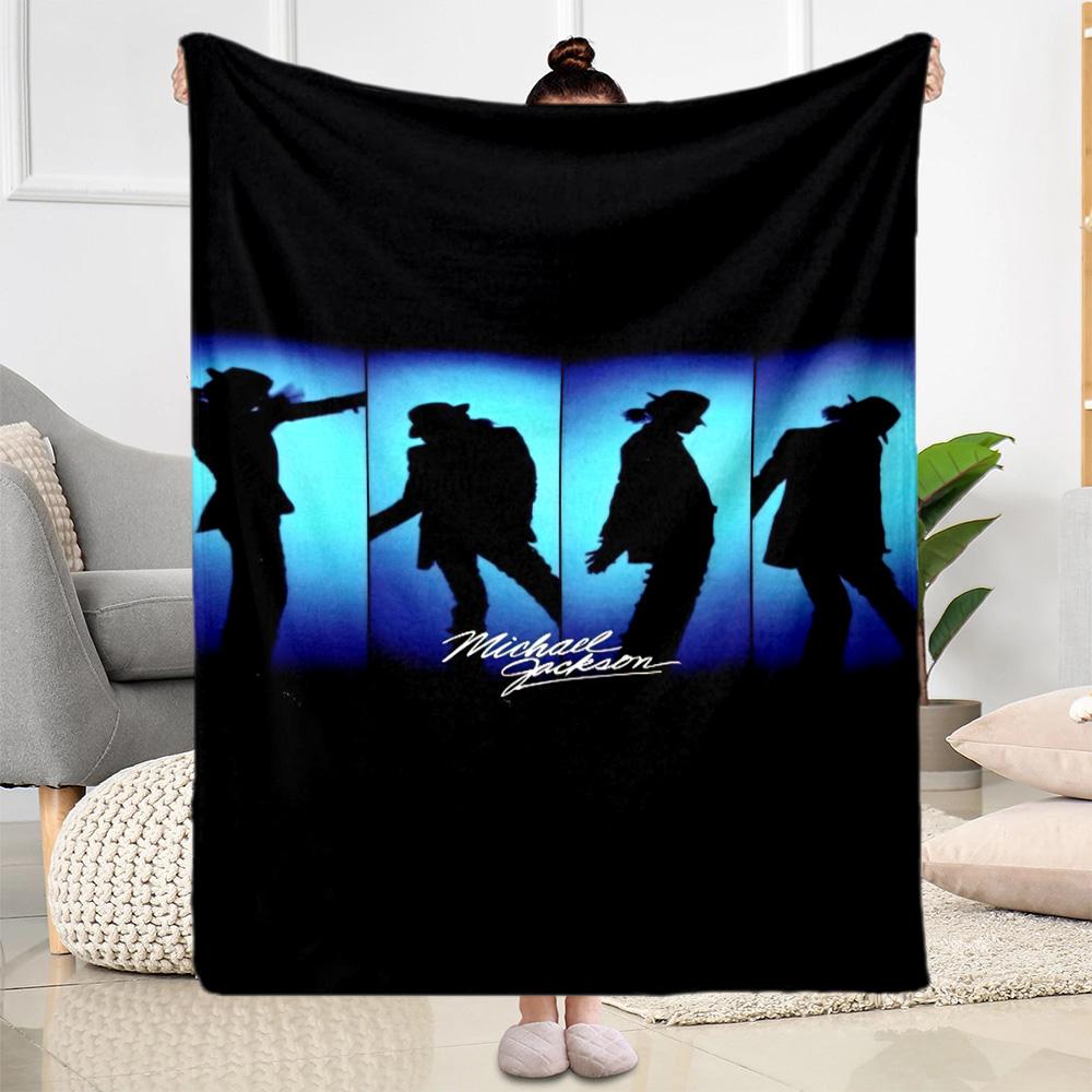 Michael Jackson 68 Blanket Warmthful Decor Great for Bedding Picnics Seaside for All Occasions Stylish Decor Gifts For Family Or Friends