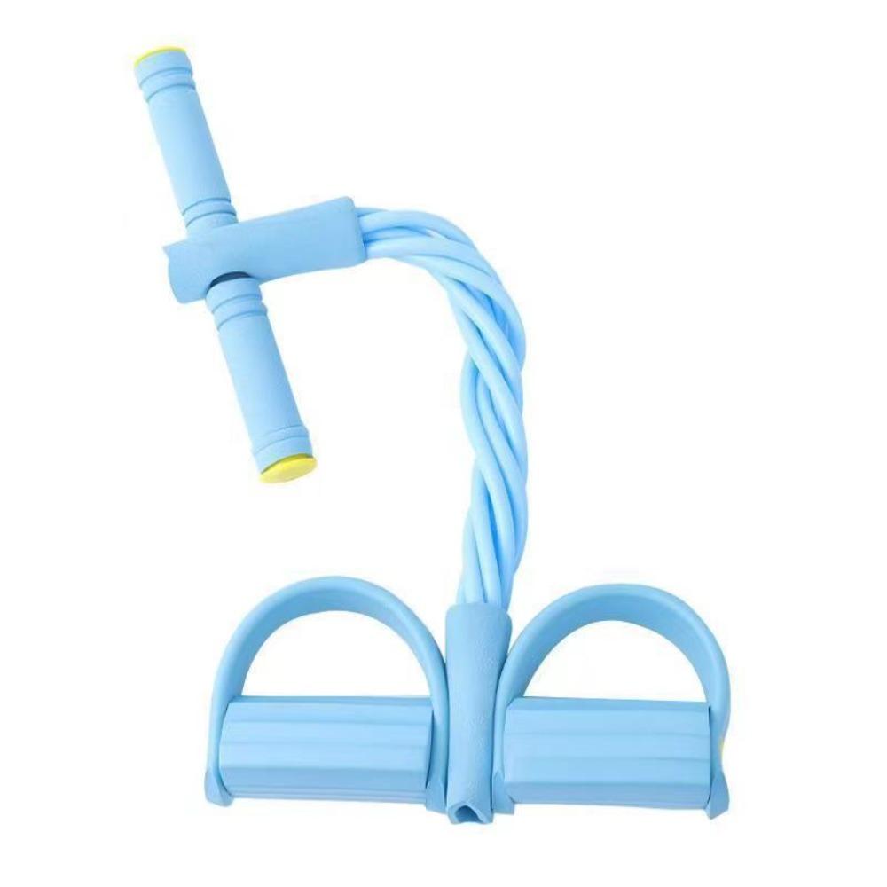 6-Tube Resistance Bands Fitness Equipment Set with Foam TPE Yoga Pedal Puller Sport At Home Shoulder Opening 8-Line Tension Rope