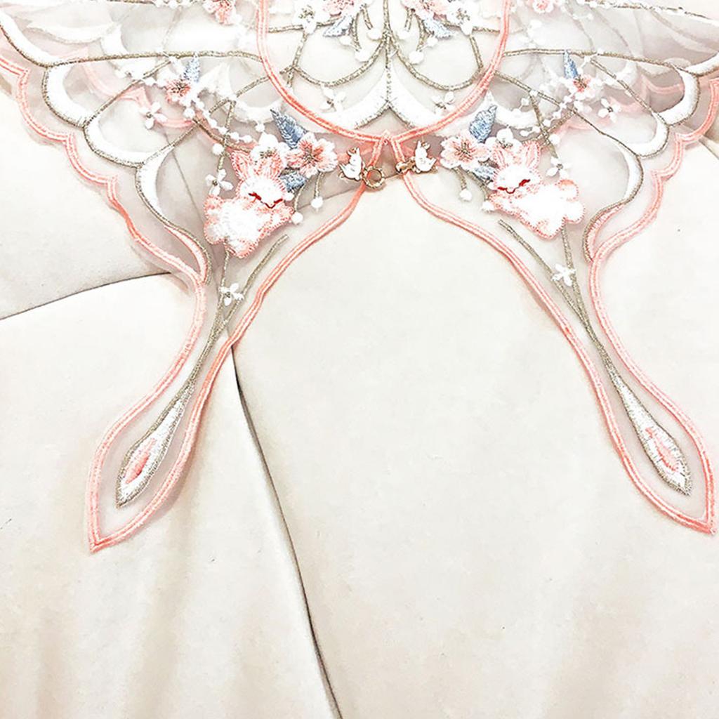 Delicate Children False Collar Elegant Cloud Shoulder Lace Shawl Chinese Style Shirt Sweater Embroidered False Collar