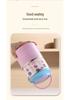 Adorable Cartoon Double-Layer Thermal Lunch Box with Spoon – 304 Stainless Steel, Ideal for Kids and Students