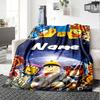 Customiz Name Personality Gaming Roblox Blanket Soft &Warm Sofa Office Bed Travel Lunch Break Blanket, Gift Suitable All Seasons