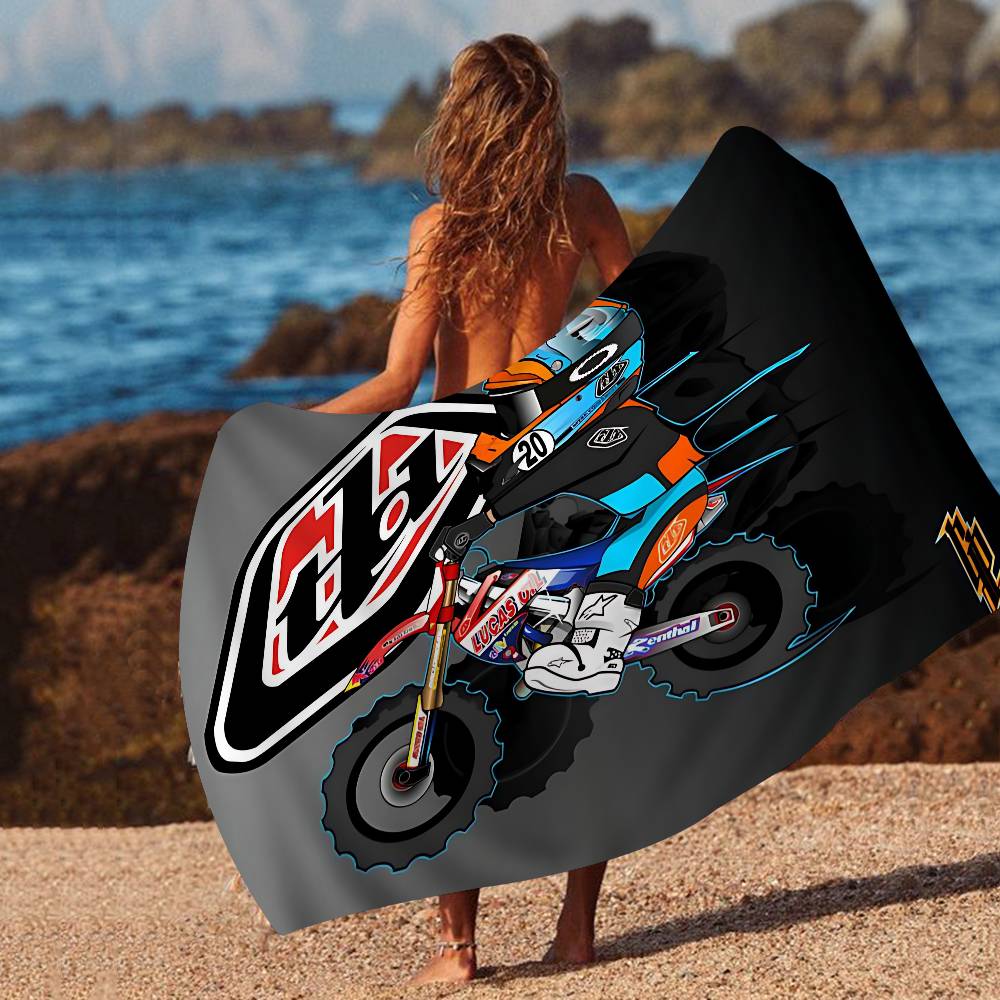 Troy Lee Design Fashion Beach Towel Colorful Bath Towels for Girl Microfiber Quick Dry Custom Sand Free Beach Yoga Spa Gym Pool